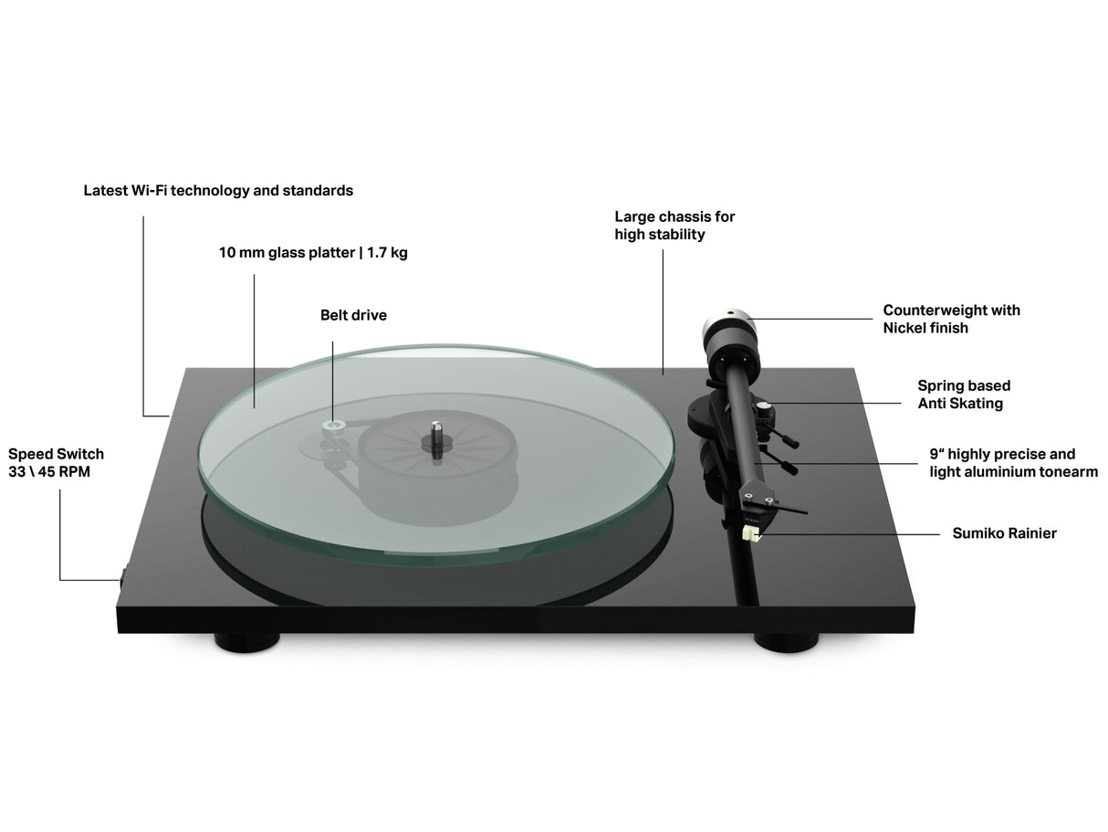 Pro-Ject T2 W Wi-Fi Turntable