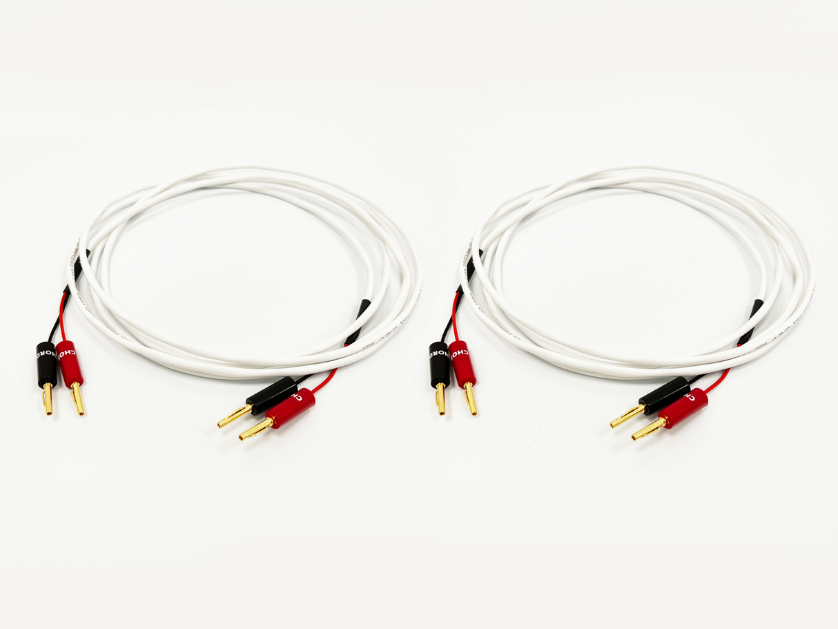 Chord LeylineX Speaker Cable (Terminated pair with 4mm banana plugs) (Promotional item)