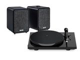 Pro-Ject E1 Black Turntable with Ruark MR1 Mk3 Speakers