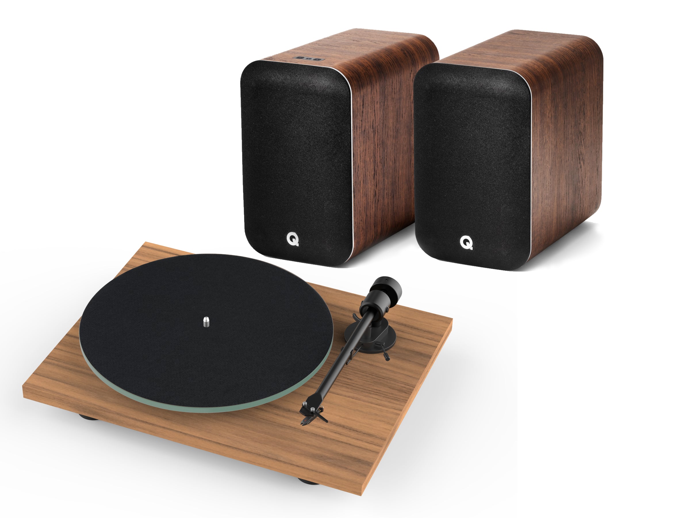 Pro-Ject T1 EVO Phono & Q Acoustic M20 Active Turntable System