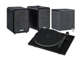 Pro-Ject T1 Evo Turntable with Ruark MR1 Mk3 Bluetooth Speakers & RS1 Subwoofer