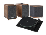Pro-Ject T1 Evo Turntable with Ruark MR1 Mk3 Bluetooth Speakers & RS1 Subwoofer