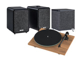 Pro-Ject T1 Evo Turntable with Ruark MR1 Mk3 Bluetooth Speakers & RS1 Subwoofer