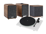 Pro-Ject T1 Evo Turntable with Ruark MR1 Mk3 Bluetooth Speakers & RS1 Subwoofer