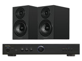 Rotel A8 Integrated Amplifier with Wharfedale Diamond 12.1i Bookshelf Speakers