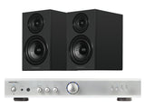Rotel A8 Integrated Amplifier with Wharfedale Diamond 12.1i Bookshelf Speakers
