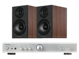 Rotel A8 Integrated Amplifier with Wharfedale Diamond 12.1i Bookshelf Speakers
