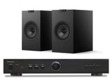 Rotel A8 with KEF Q1 META Bookshelf Speakers