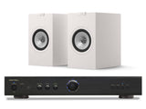 Rotel A8 with KEF Q1 META Bookshelf Speakers