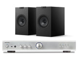 Rotel A8 with KEF Q1 META Bookshelf Speakers