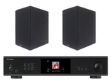 Rotel S14 Streaming Amplifier with Amora 5 Bookshelf Speakers