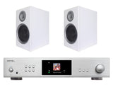 Rotel S14 Streaming Amplifier with Amora 5 Bookshelf Speakers