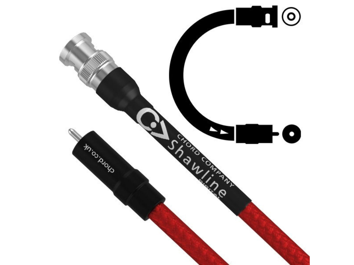 Chord Shawline Digital Solid 2BNC to Minijack (M Scaler)