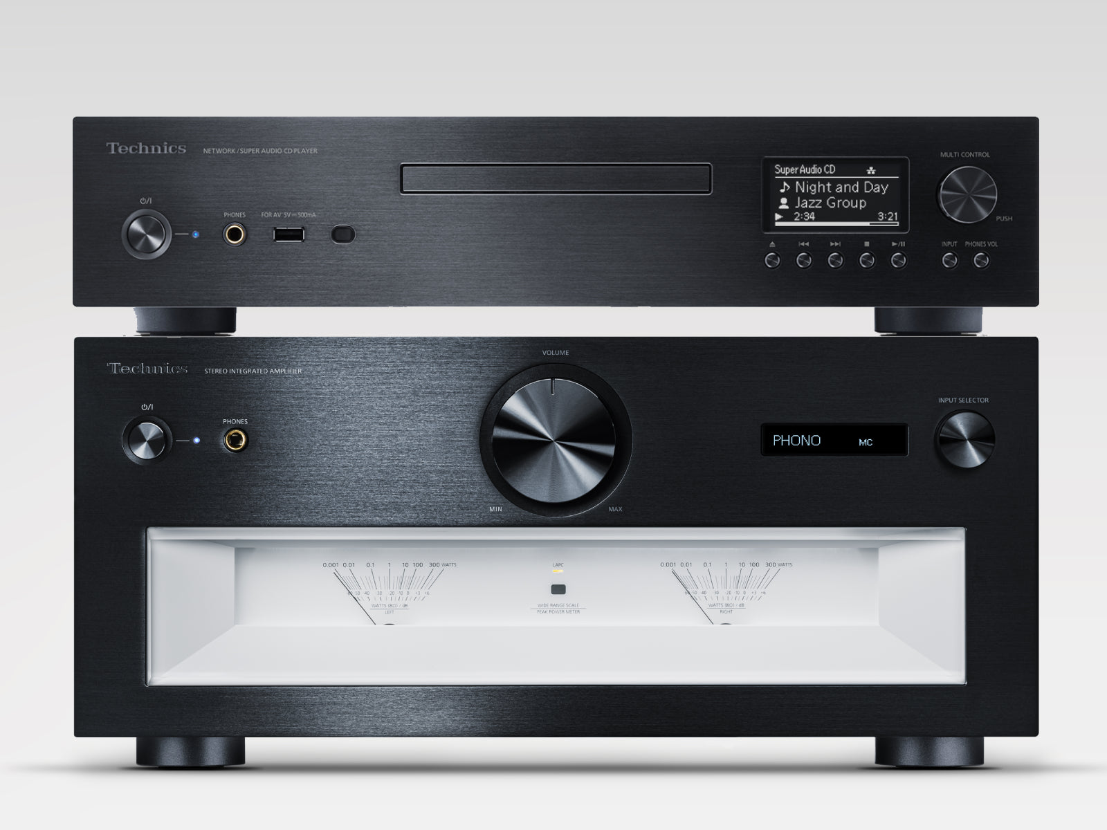 Technics SU-R1000 & SL-G700M2 Amplifier with Network / SACD Player