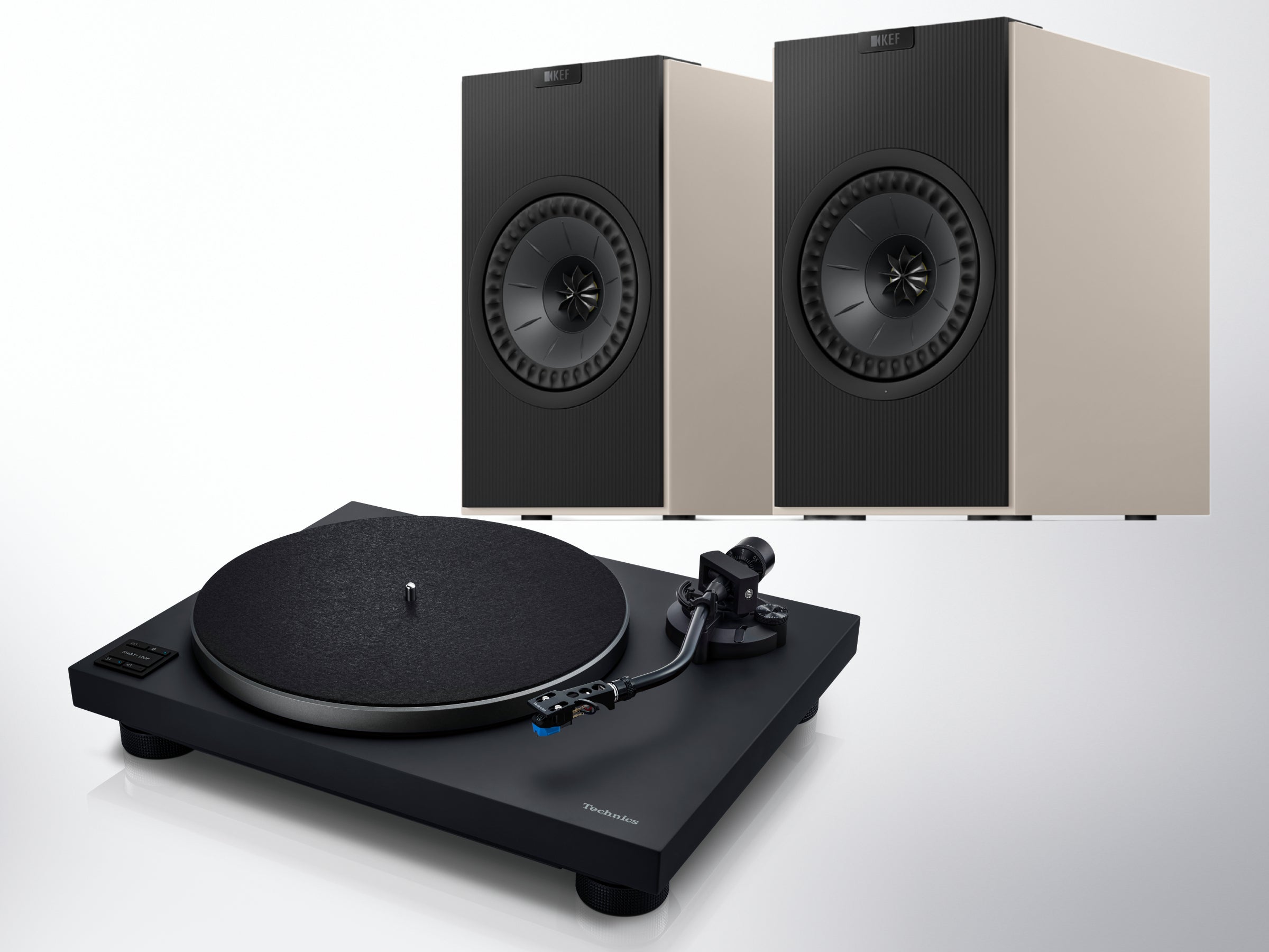 Technics SL-40CBT Direct Drive Turntable with KEF CODA W Wireless Turntable System