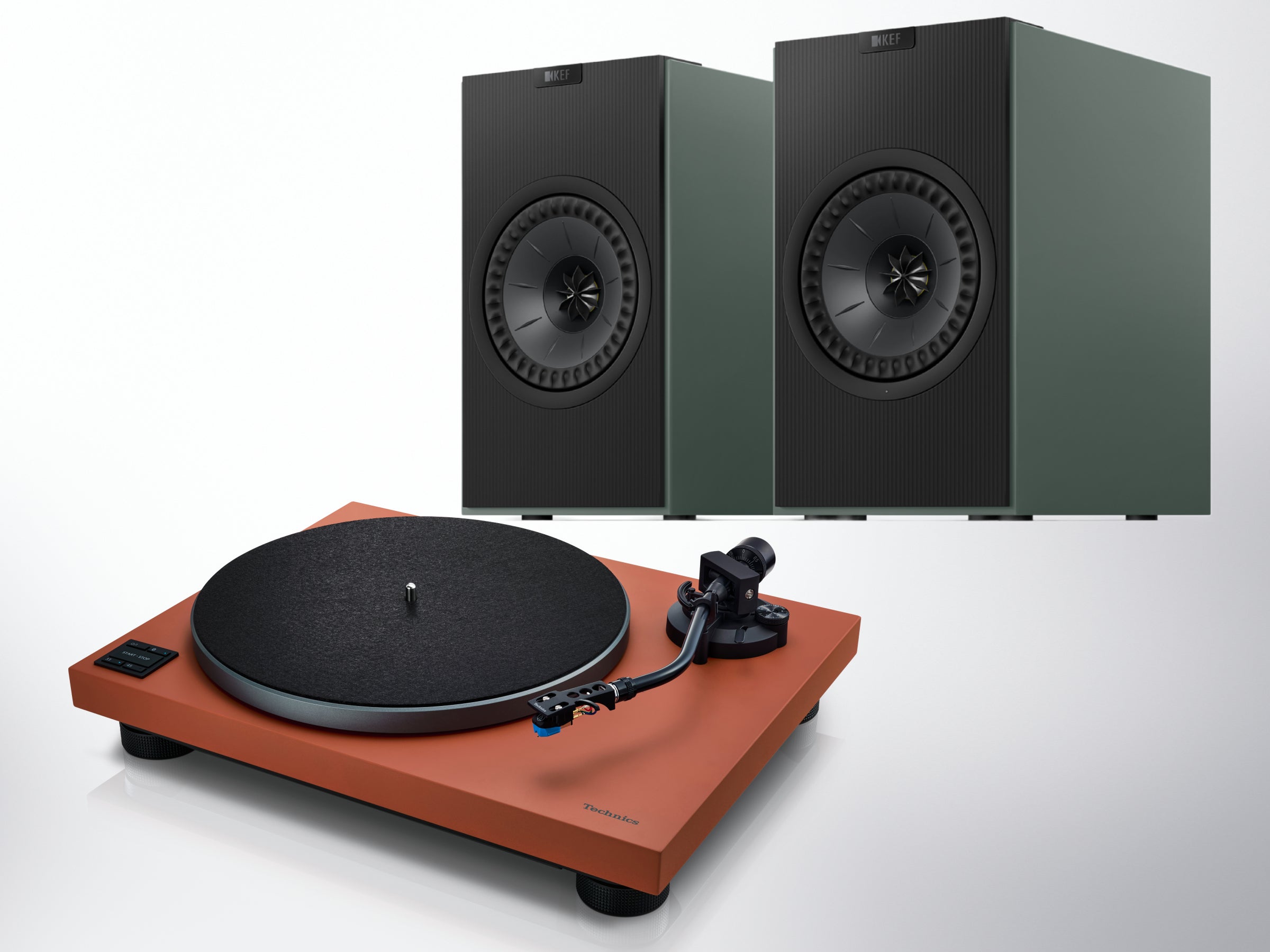 Technics SL-40CBT Direct Drive Turntable with KEF CODA W Wireless Turntable System