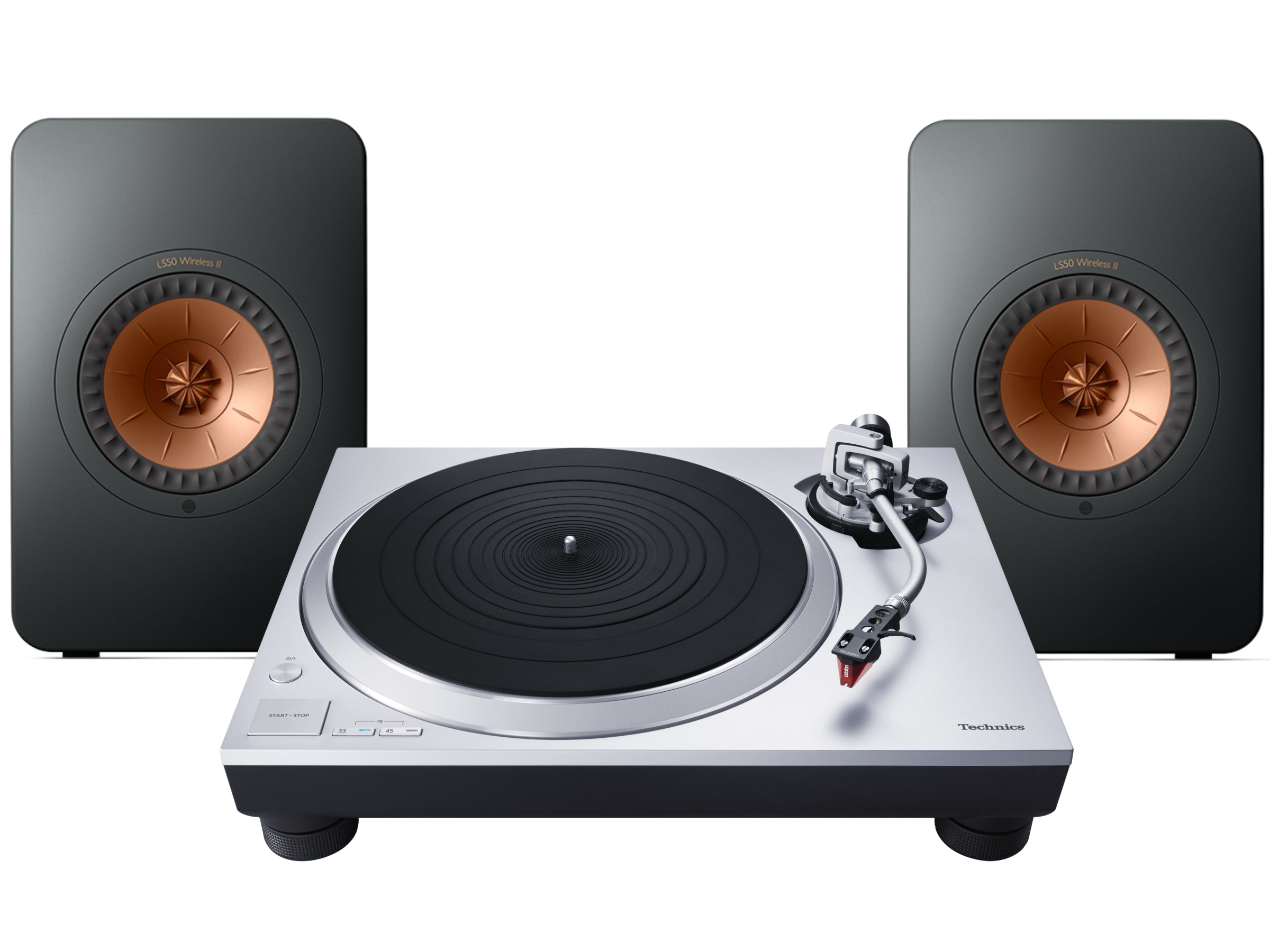 Technics SL-1500C Turntable + KEF LS 50 Wireless II Wireless Speaker System