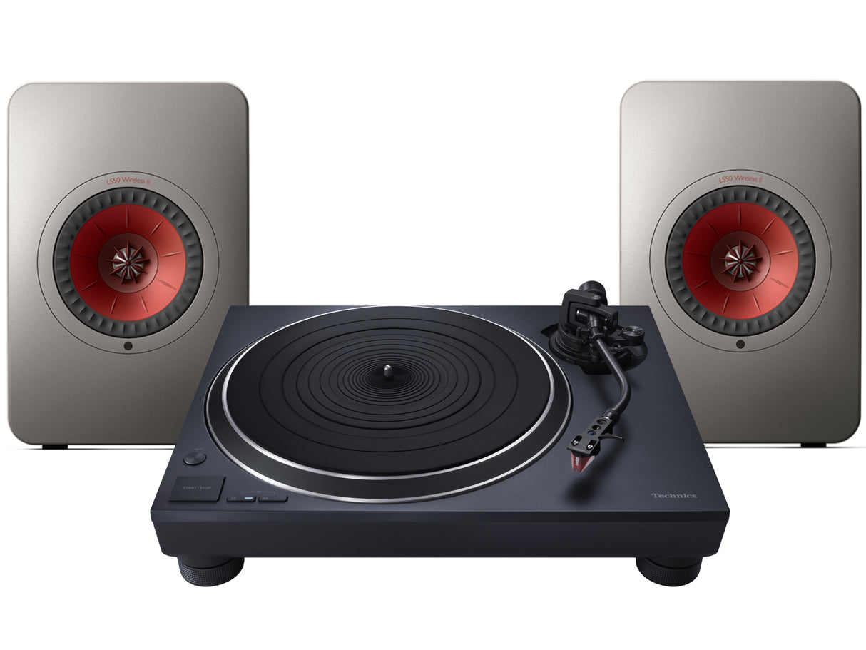 Technics SL-1500C Turntable + KEF LS 50 Wireless II Wireless Speaker System