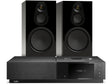 Naim Uniti Star Lite with Monitor Audio 8G 100 Black speakers