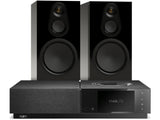 Naim Uniti Star Lite with Monitor Audio 8G 100 Black speakers