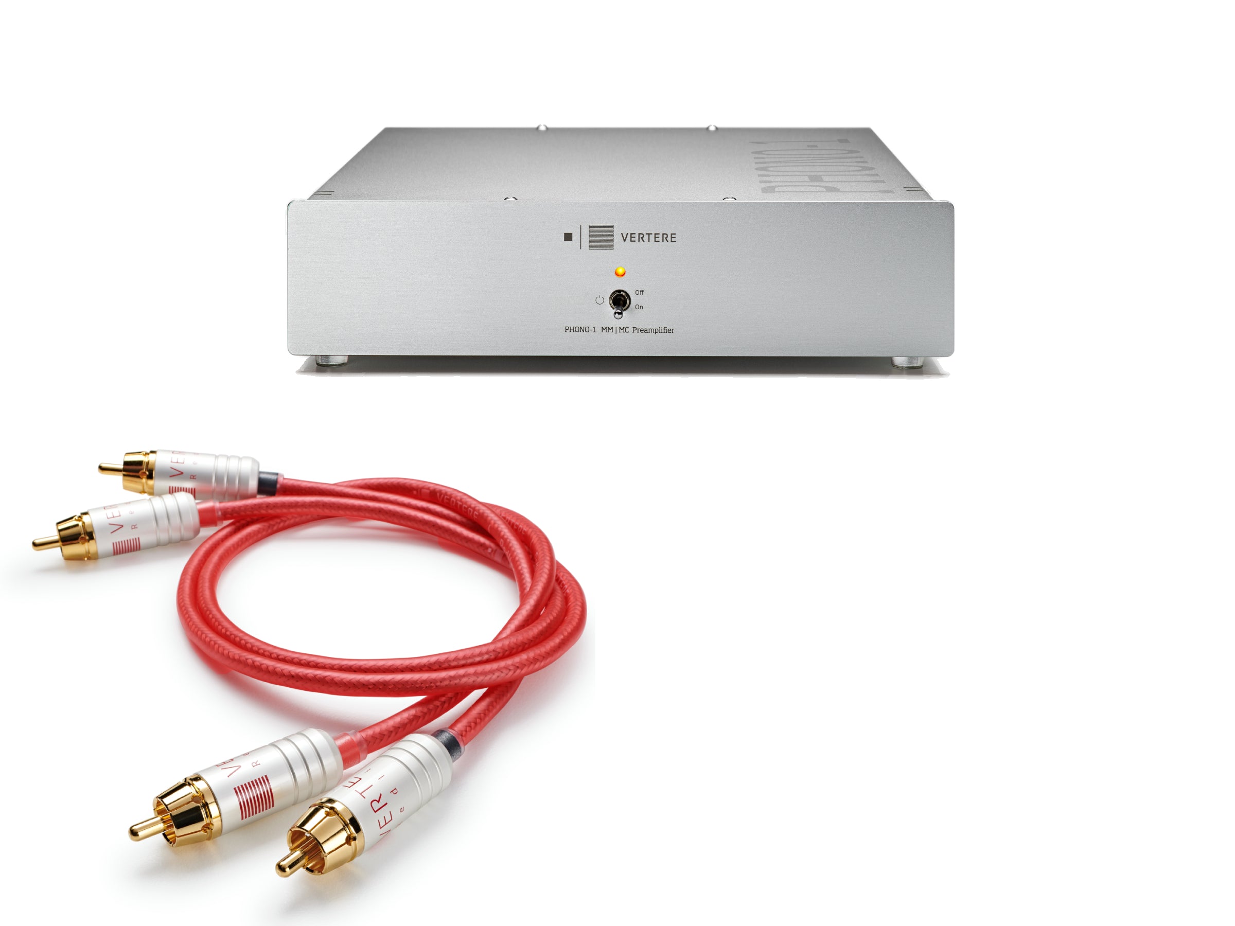 Vertere PHONO-1 MKII L Phono stage MM/MC with Redline RCA Pack