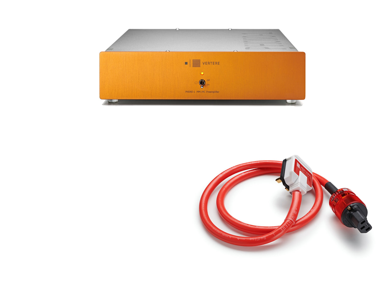 Vertere PHONO-1 MKII L Phono stage MM/MC with Redline Mains Pack