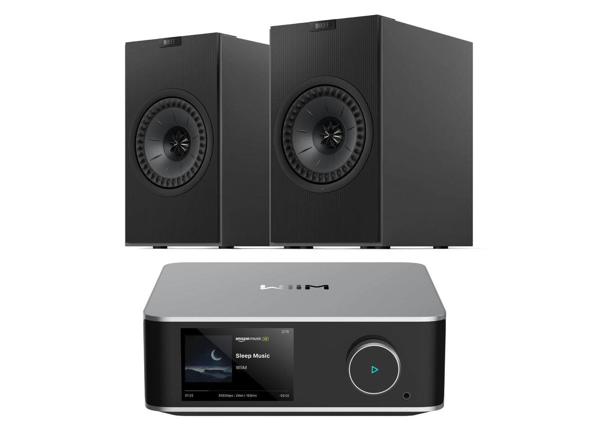 WiiM Ultra Streamer with KEF CODA W Wireless Active System