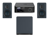 Wiim Amp Ultra Streaming Amplifier with DALI Kupid Bookshelf Speakers & DALI Basik Subwoofer
