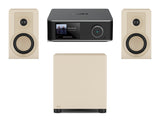 Wiim Amp Ultra Streaming Amplifier with DALI Kupid Bookshelf Speakers & DALI Basik Subwoofer