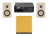 Wiim Amp Ultra Streaming Amplifier with DALI Kupid Bookshelf Speakers & DALI Basik Subwoofer