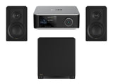 Wiim Amp Ultra Streaming Amplifier with DALI Kupid Bookshelf Speakers & DALI Basik Subwoofer