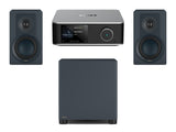 Wiim Amp Ultra Streaming Amplifier with DALI Kupid Bookshelf Speakers & DALI Basik Subwoofer