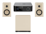 Wiim Amp Ultra Streaming Amplifier with DALI Kupid Bookshelf Speakers & DALI Basik Subwoofer