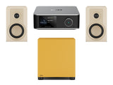 Wiim Amp Ultra Streaming Amplifier with DALI Kupid Bookshelf Speakers & DALI Basik Subwoofer