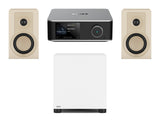 Wiim Amp Ultra Streaming Amplifier with DALI Kupid Bookshelf Speakers & DALI Basik Subwoofer