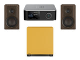 Wiim Amp Ultra Streaming Amplifier with DALI Kupid Bookshelf Speakers & DALI Basik Subwoofer