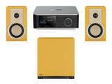 Wiim Amp Ultra Streaming Amplifier with DALI Kupid Bookshelf Speakers & DALI Basik Subwoofer