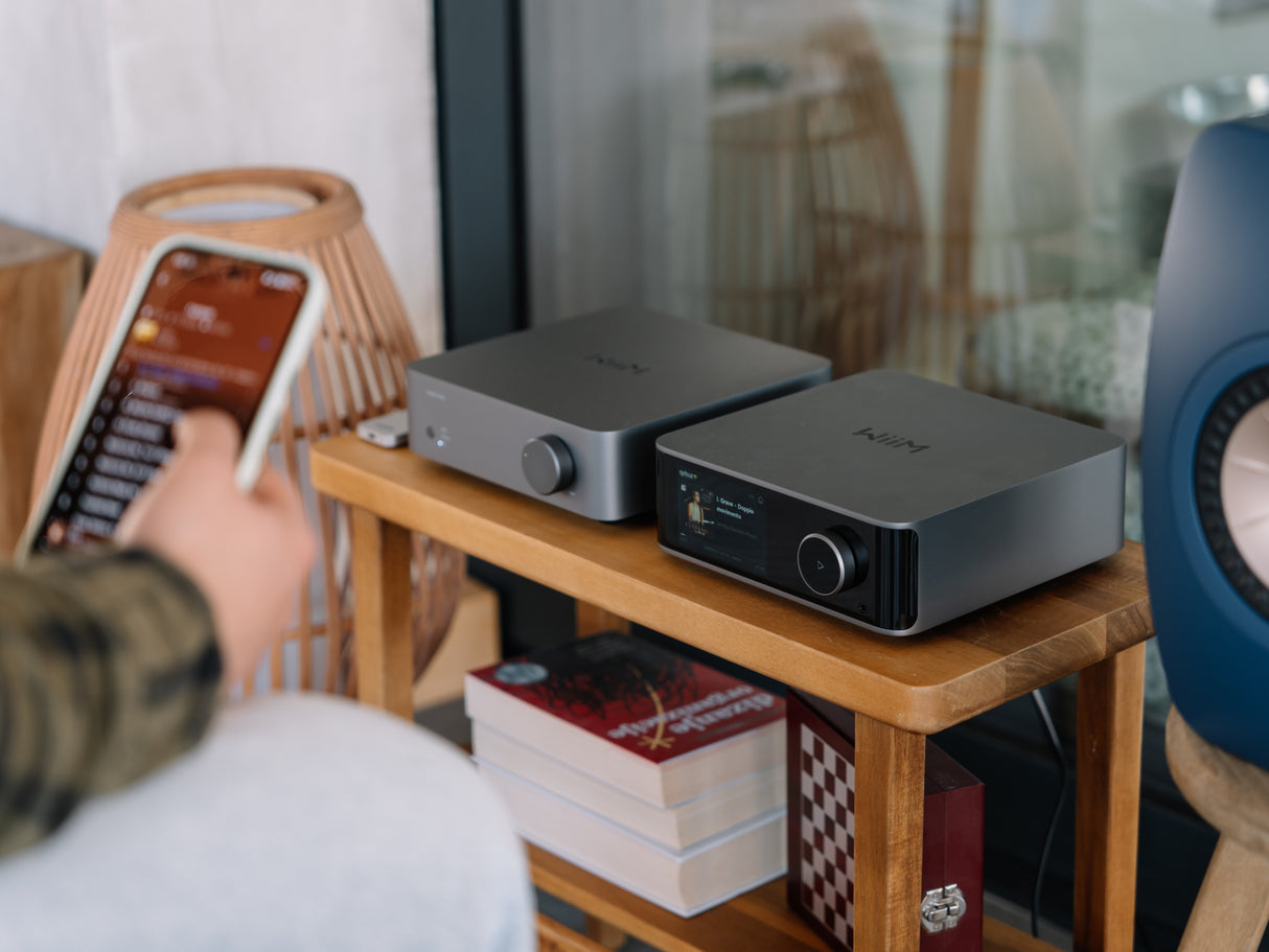 WiiM Ultra Streamer + Vibelink Integrated Amplifier