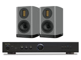 Rotel A8 with Wharfedale EVO 5.1 Bookshelf Speakers