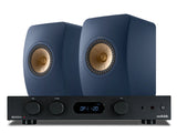 Audiolab 6000A Amplifier with KEF LS50 Meta Standmount Loudspeakers