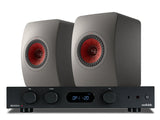 Audiolab 6000A Amplifier with KEF LS50 Meta Standmount Loudspeakers