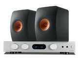 Audiolab 6000A Amplifier with KEF LS50 Meta Standmount Loudspeakers