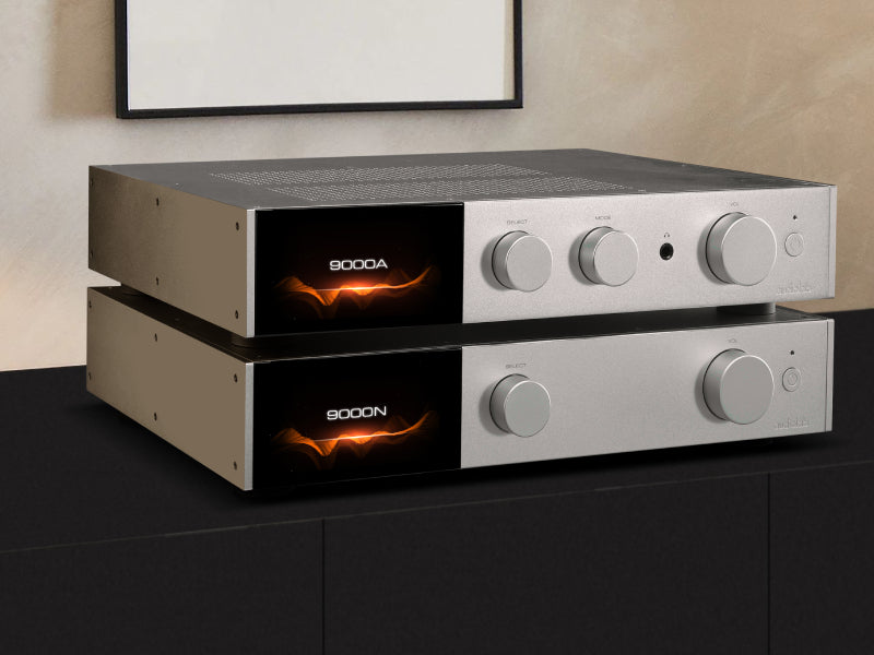 Audiolab 9000A Amplifier + Audiolab 9000CDT CD Transport