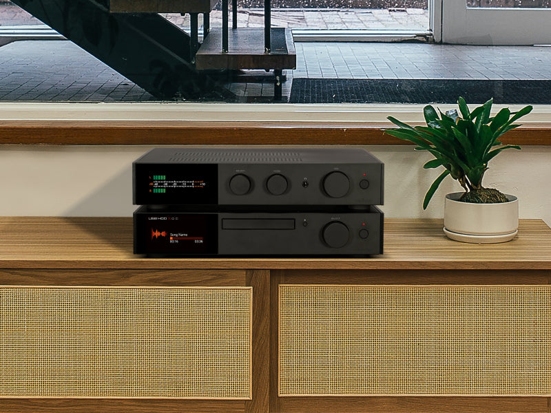 Audiolab 9000A Amplifier + Audiolab 9000CDT CD Transport