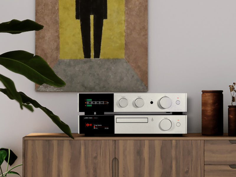 Audiolab 9000A Amplifier + Audiolab 9000CDT CD Transport