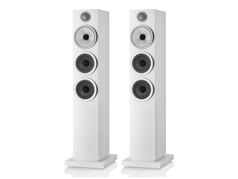 Bowers & Wilkins 704 S3 Floorstanding Speakers Satin White