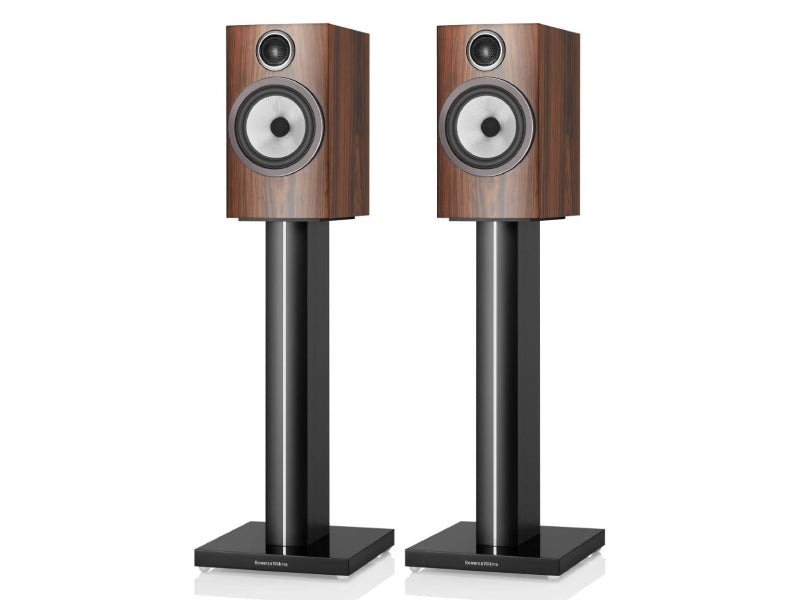 Bowers & Wilkins 706 S3 Bookshelf Speakers  on Bowers & Wilkins FS-700 S3 Speaker Stands Mocha