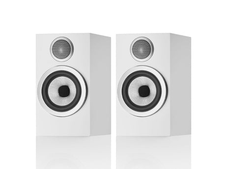 Bowers & Wilkins 707 S3 Bookshelf Speakers Satin White