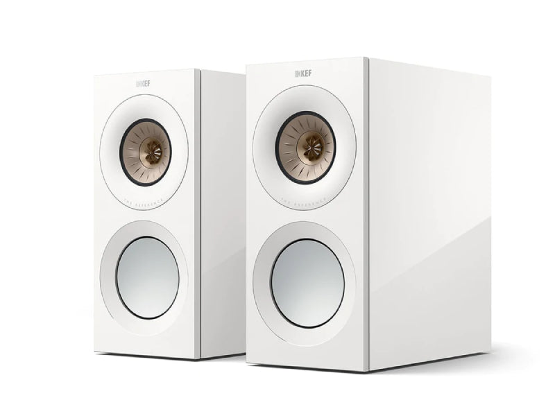 KEF Reference 1 Meta Speakers High-Gloss White/Champagne