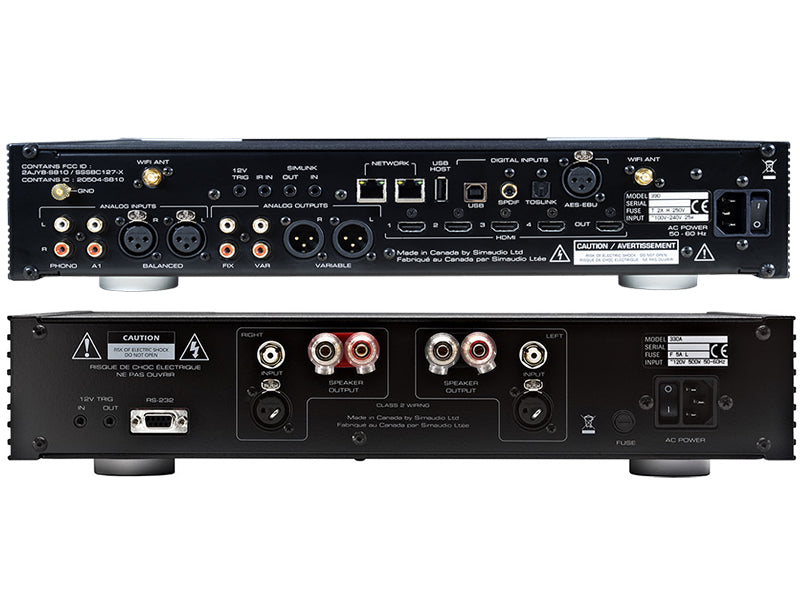 MOON 390 & 330A Streamer/preamplifier and power amplifier